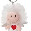 NICI Schutzengel Weiß 7cm Schlüsselanhänger Mit Symbol Herz (46121)