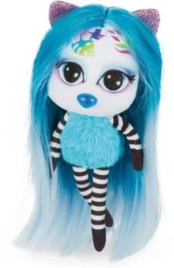 Pixidoos Plüsch-Puppe Nali Blau 20 Cm Mit 3-teiligen Zubehör In Geschenkverpackung (47508)