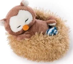 NICI Eule Oscar 12cm Schlafend Im Nest