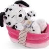 NICI Sleeping Pets Welpe Dalmatiner 12cm Im Körbchen