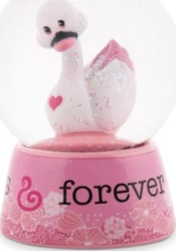 NICI Schüttelkugel Schwan, Weiß, 6,5 Cm (48282)