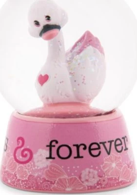 NICI Schüttelkugel Schwan, Weiß, 6,5 Cm (48282) 2 NICI Schüttelkugel Schwan, Weiß, 6,5 Cm (48282)