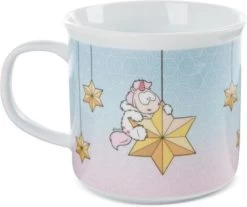 NICI Tasse Einhorn Theodor Mit Schneeanzug, 400 Ml (48178)