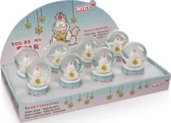 NICI Schüttelkugel Einhorn Theodor Mit Schneeanzug, 6,5 Cm (48177) -Nici 26039439 03