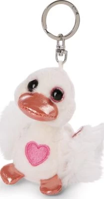 NICI Love Schwan Weiß, GREEN, 8 Cm (48260)