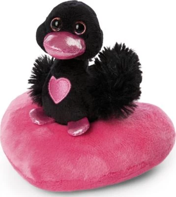 NICI Love Schwan Auf Herz GREEN, Schwarz, 10 Cm (48265) 3 NICI Love Schwan Auf Herz GREEN, Schwarz, 10 Cm (48265)