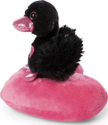 NICI Love Schwan Auf Herz GREEN, Schwarz, 10 Cm (48265) 4 NICI Love Schwan Auf Herz GREEN, Schwarz, 10 Cm (48265) – Bild 2