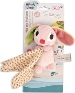 NICI Schmusetier 3D Hase Hopsali Mit Mulltuch, 13 Cm (48039) -Nici 26039815 06