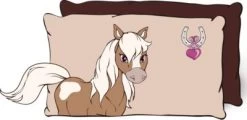 NICI Kissen Pony Lorenzo, Rechteckig, 43 X 25 Cm (48380)