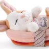NICI Kuscheltier Hase Karamell Gepunktet 12cm Schlafend -Nici 27312486 01