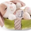 NICI Kuscheltier Hase Cappuccino 12cm Schlafend Im -Nici 27312498 01