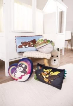 NICI Kissen Mit Wendefunktion Und Glow In The Dark Dino -Nici 28688216 02