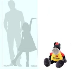 NICI Plüschfigur Pferd Ferrari Edition (schwarz, 80cm) -Nici 29140699 06